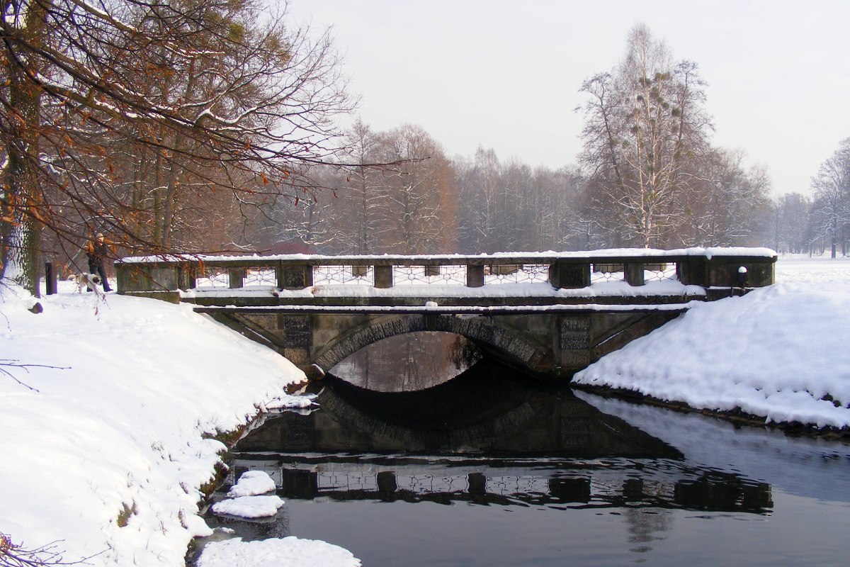 Park w Świerklańcu zimą &#8211; film